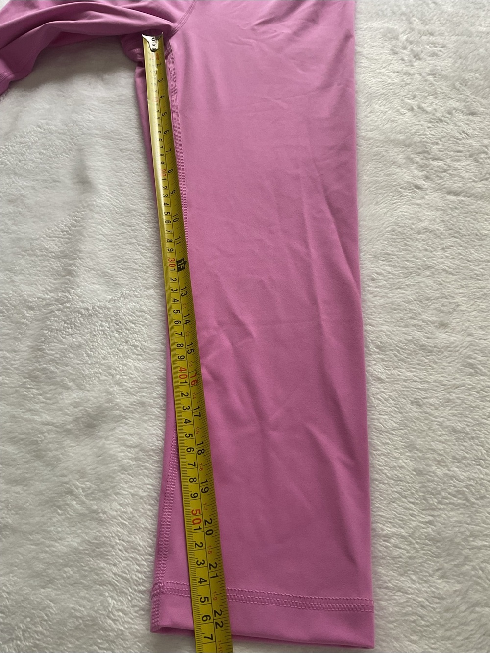90 Degree By Reflex Crossover High Waist Crop Leggings Pink Size M NWT - Picture 8 of 10
